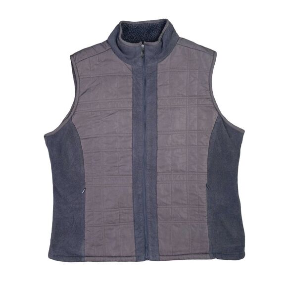 Columbia Women’s Fleece Mock Neck Full Zip Vest - Size Large - Picture 1 of 3